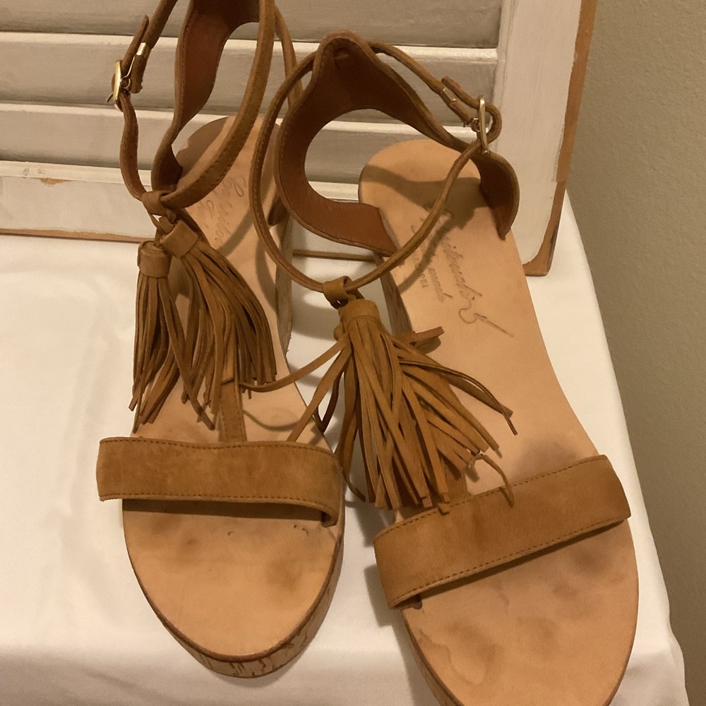 Capritouch Sandals Cork Size 39 Made in Italy - Picture 3 of 10